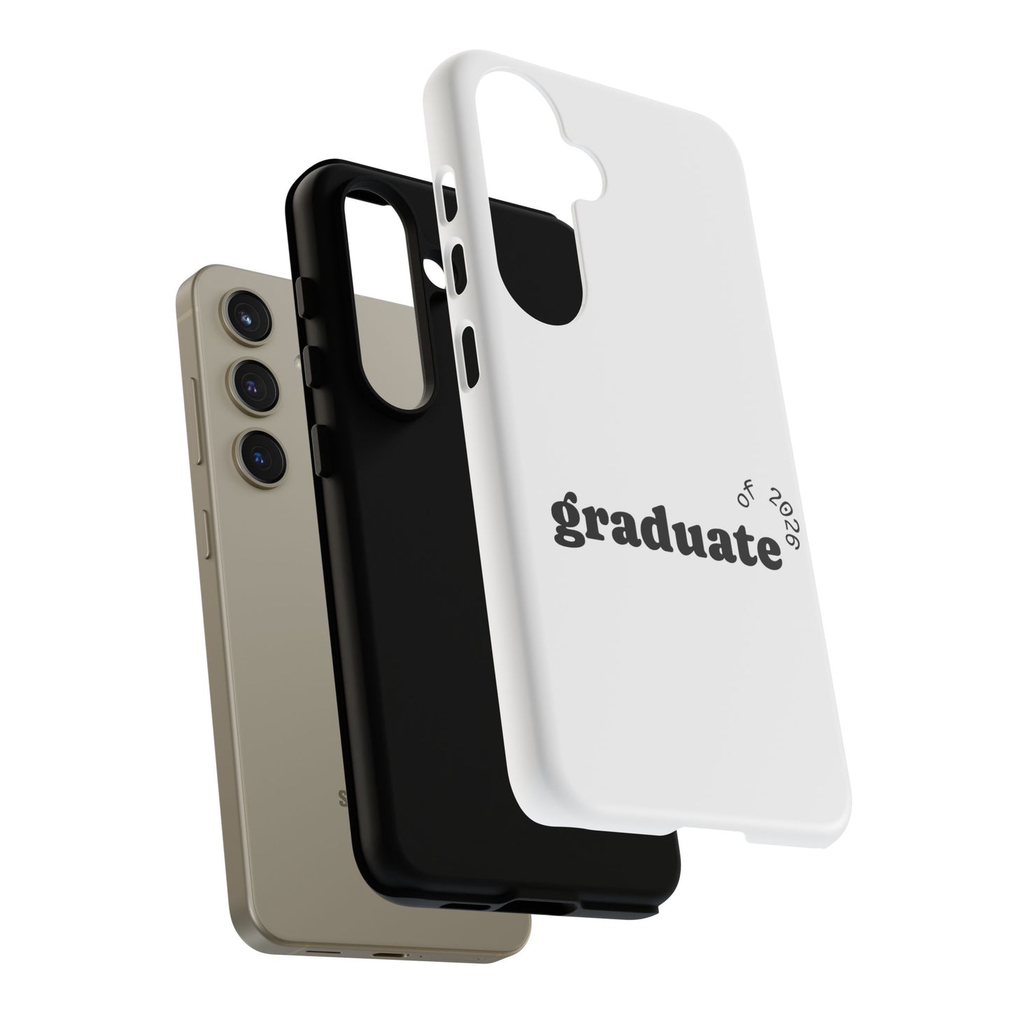 Graduate 2026 Phone Case — Minimalist 'graduate of 2026' Protective Tough Case