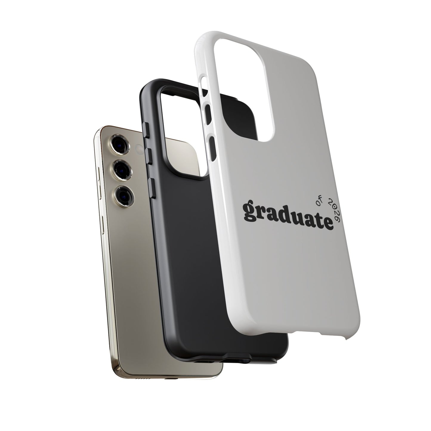 Graduate 2026 Phone Case — Minimalist 'graduate of 2026' Protective Tough Case