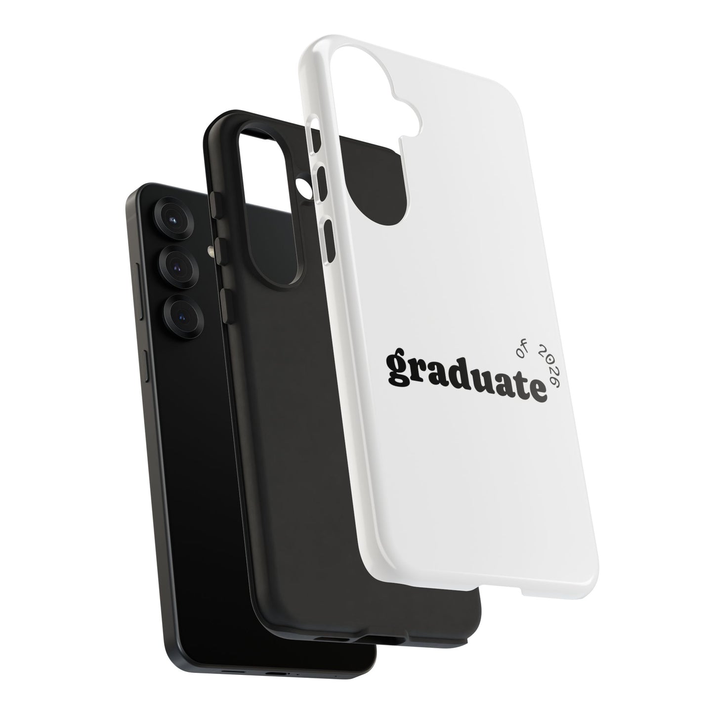 Graduate 2026 Phone Case — Minimalist 'graduate of 2026' Protective Tough Case