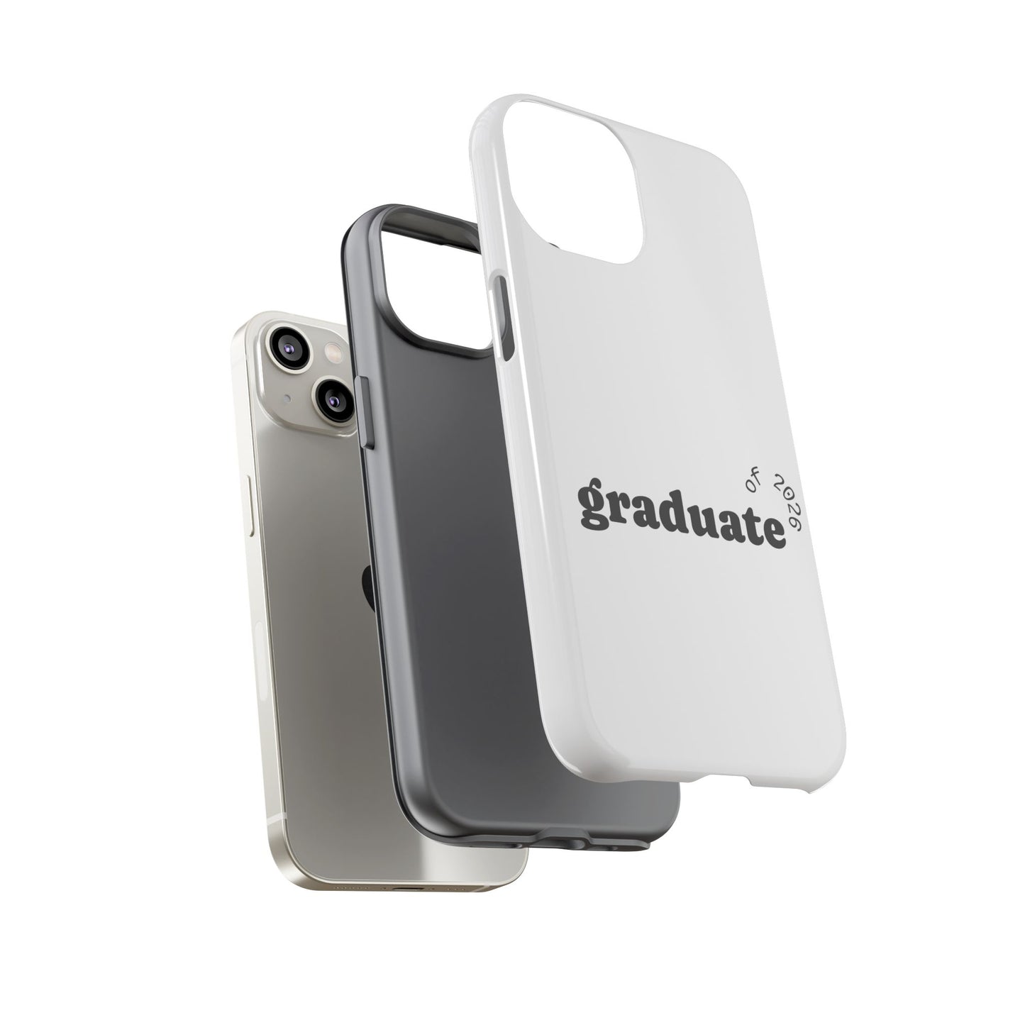 Graduate 2026 Phone Case — Minimalist 'graduate of 2026' Protective Tough Case