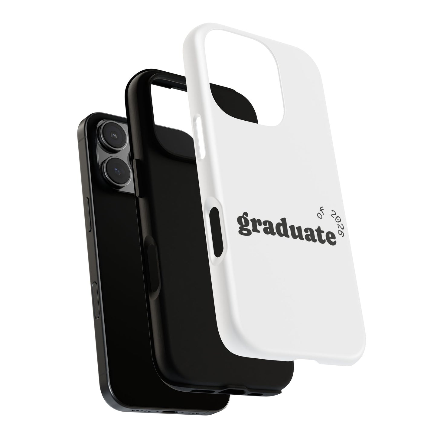 Graduate 2026 Phone Case — Minimalist 'graduate of 2026' Protective Tough Case