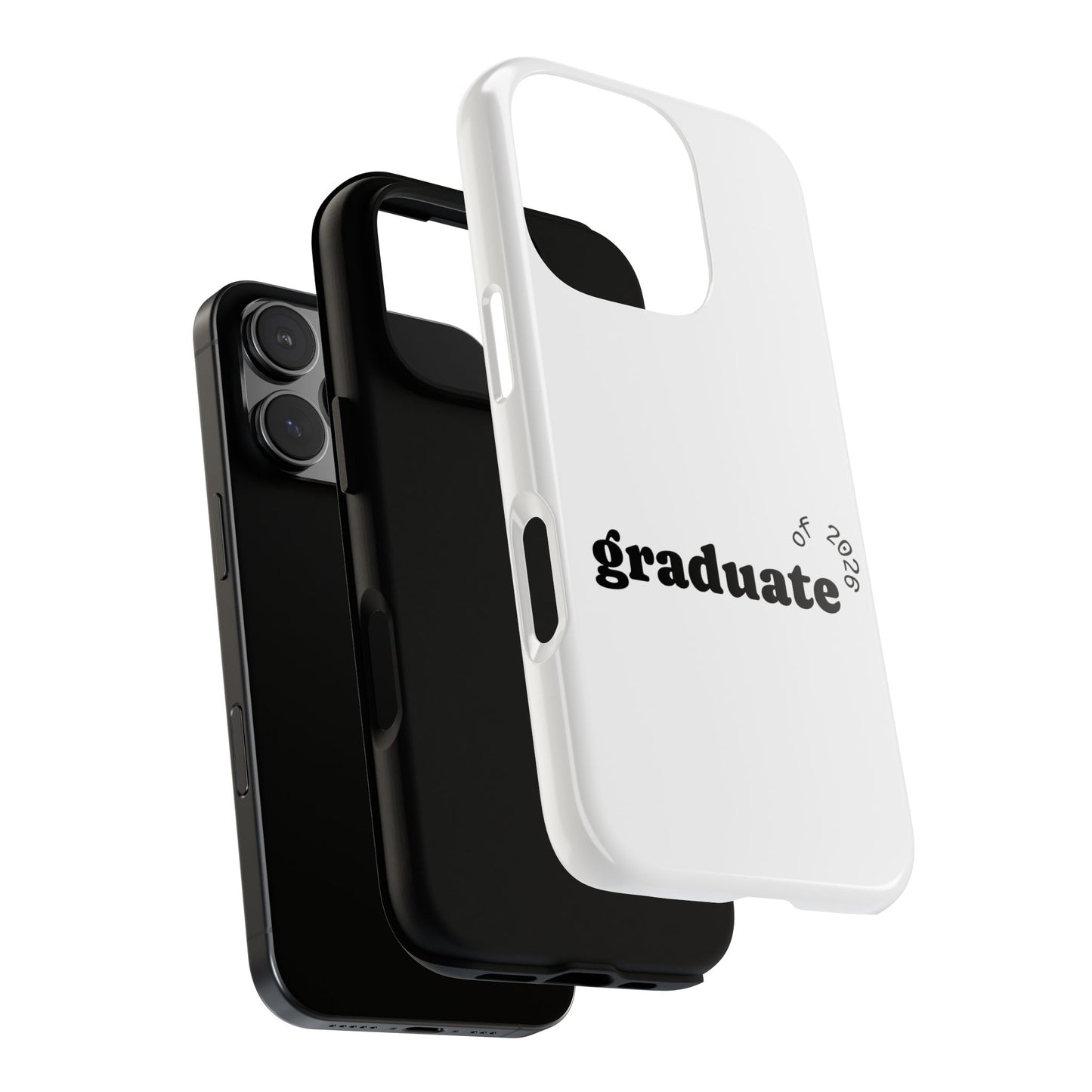 Graduate 2026 Phone Case — Minimalist 'graduate of 2026' Protective Tough Case