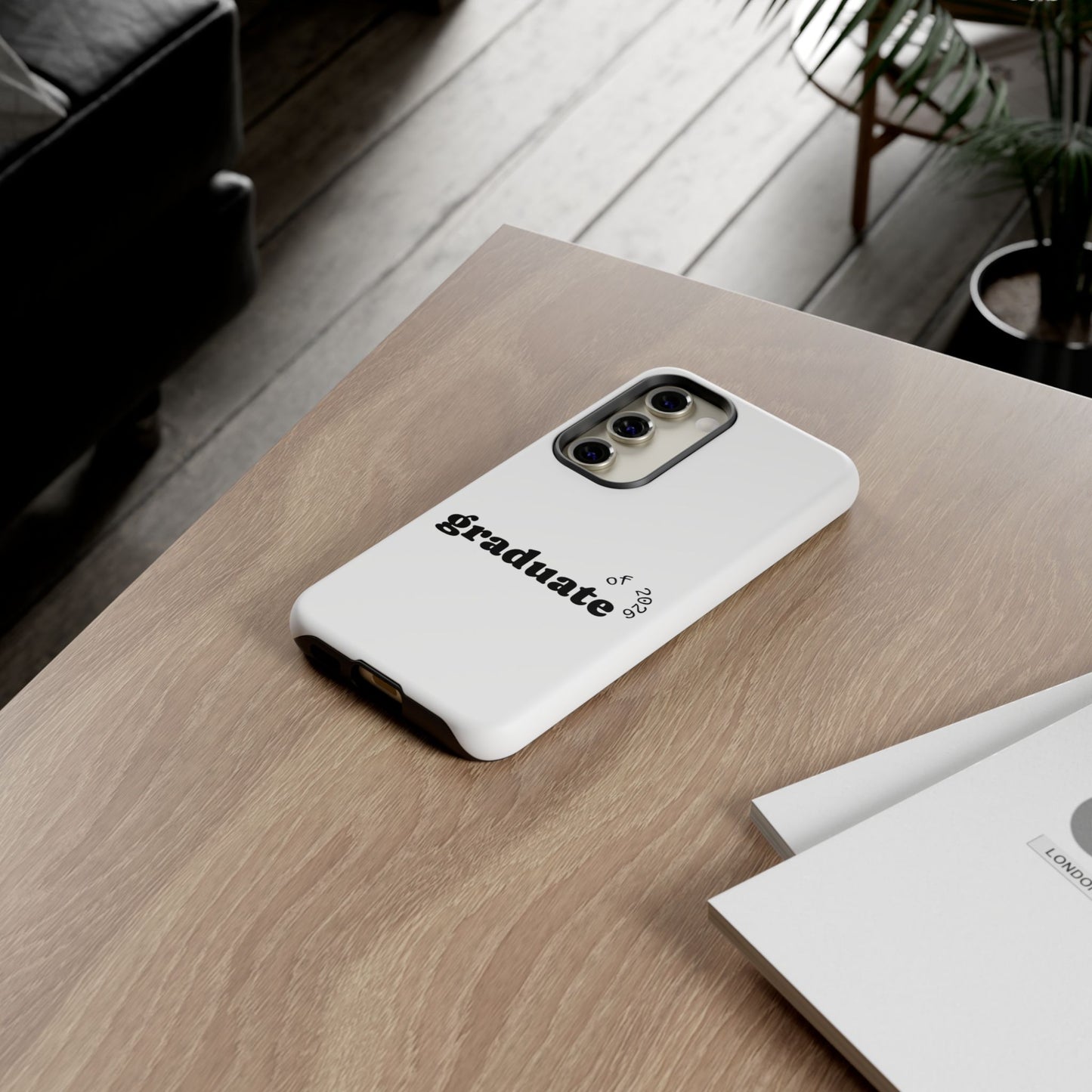 Graduate 2026 Phone Case — Minimalist 'graduate of 2026' Protective Tough Case
