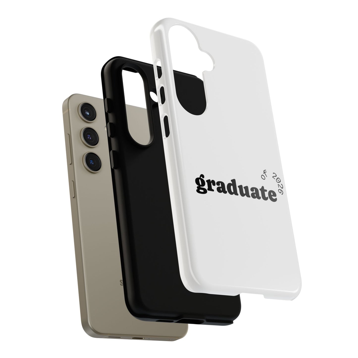 Graduate 2026 Phone Case — Minimalist 'graduate of 2026' Protective Tough Case